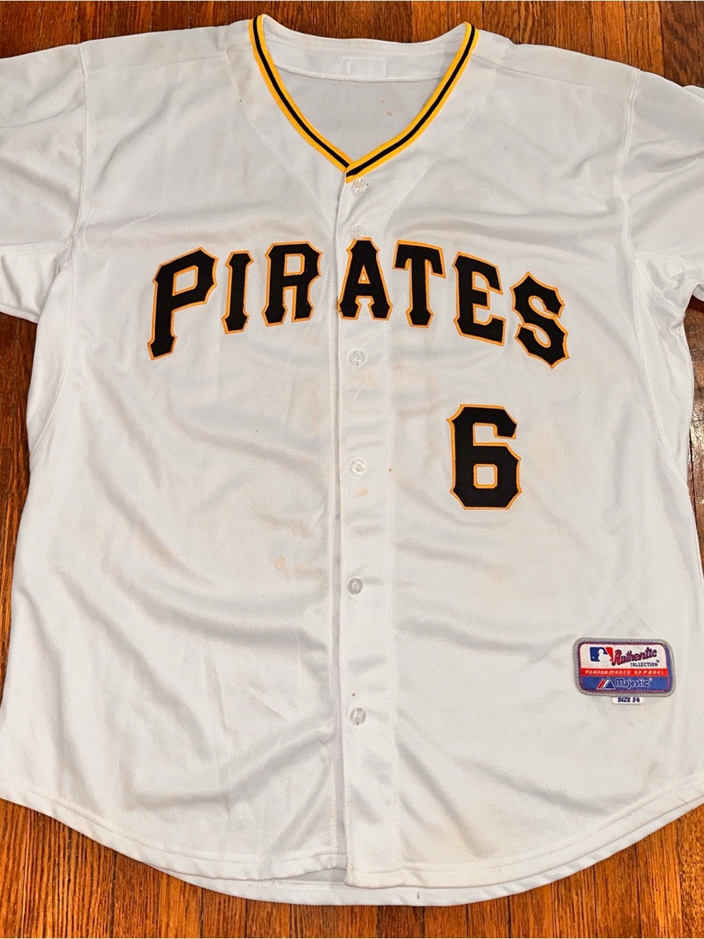 Men’s Size 54 Pittsburgh Pirates MLB Majestic Baseball Jersey